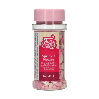 Cukrové zdobení Medley baby pink 50 g FunCakes      g